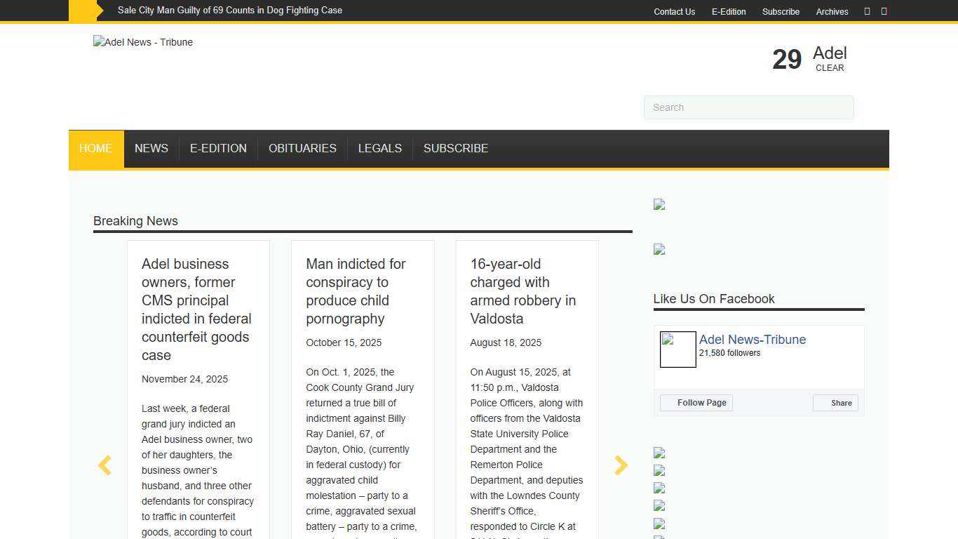 Adel News – Tribune